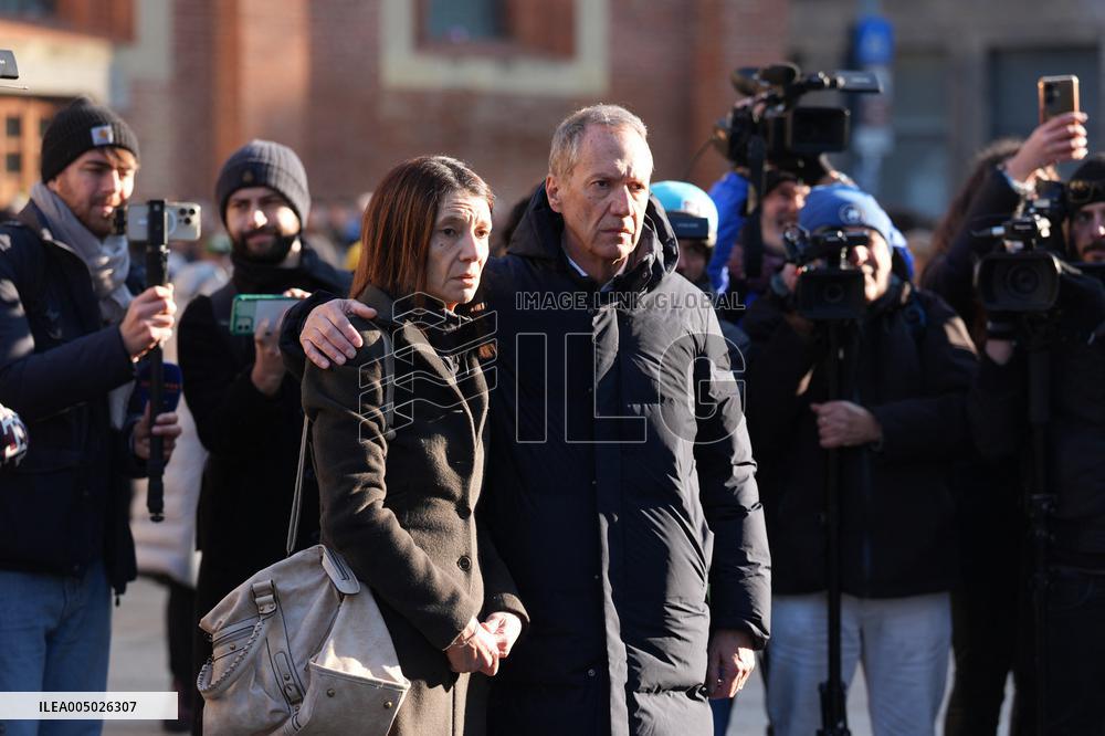 Crans Montana - Funeral of Chiara Costanzo - Mila