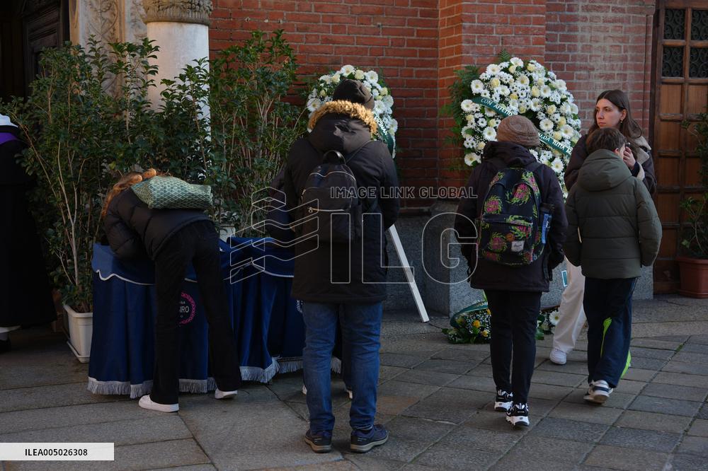Crans Montana - Funeral of Chiara Costanzo - Mila