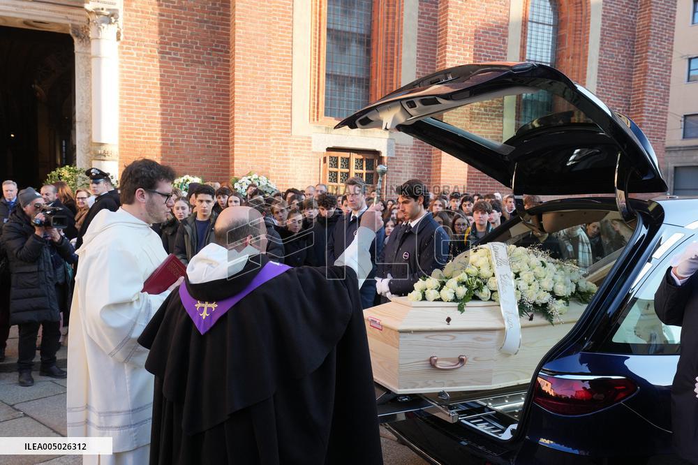 Crans Montana - Funeral of Chiara Costanzo - Mila
