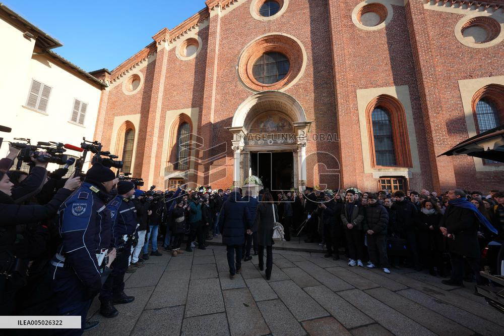 Crans Montana - Funeral of Chiara Costanzo - Mila
