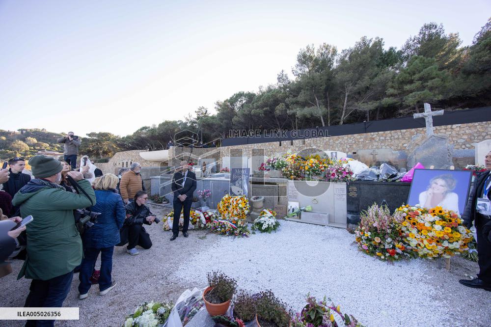Brigitte Bardot's Grave at The Marine Cemetery - Saint-Tropez
