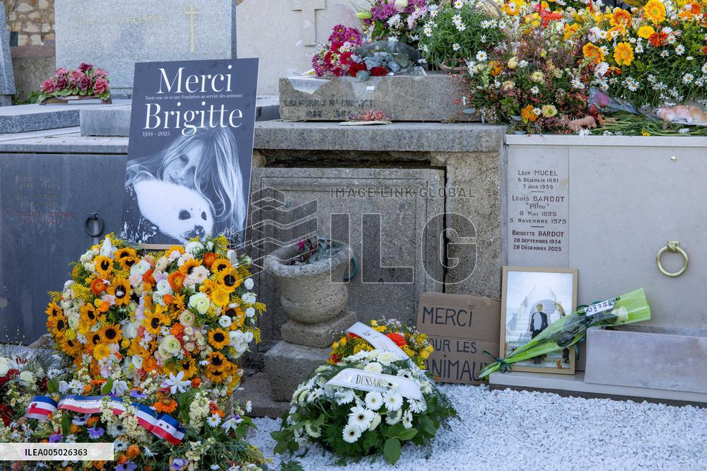 Brigitte Bardot's Grave at The Marine Cemetery - Saint-Tropez