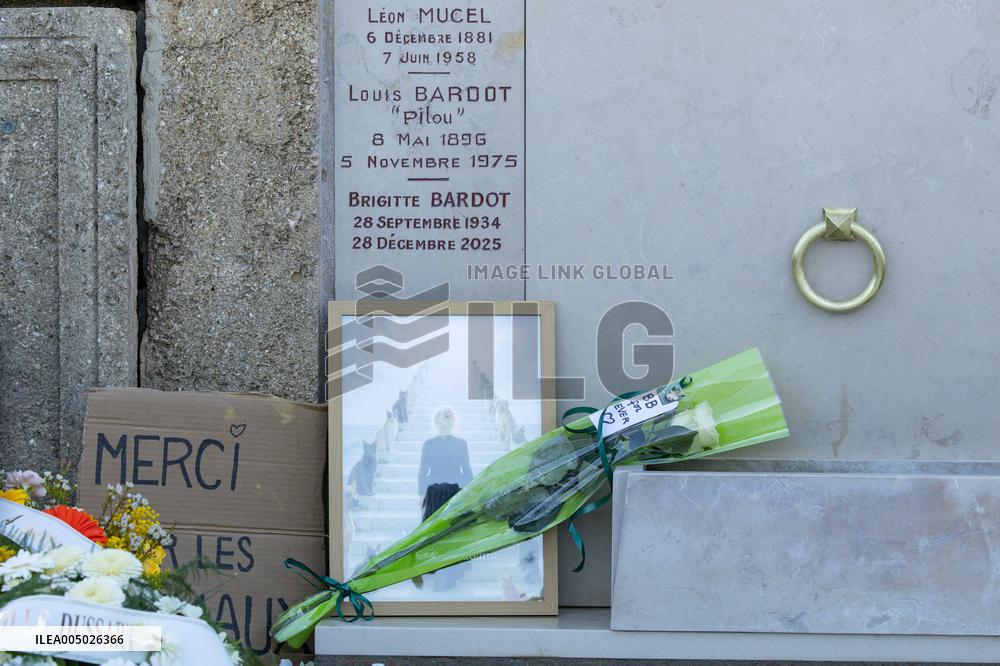 Brigitte Bardot's Grave at The Marine Cemetery - Saint-Tropez