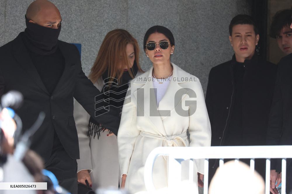 Ilia Topuria and His Ex-Wife in Court - Spain