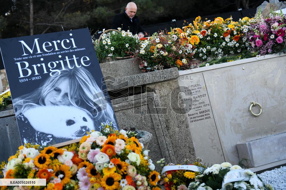 Brigitte Bardot's Grave at The Marine Cemetery - Saint-Tropez