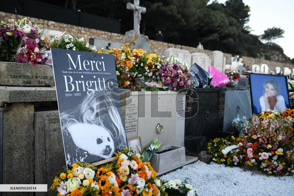 Brigitte Bardot's Grave at The Marine Cemetery - Saint-Tropez