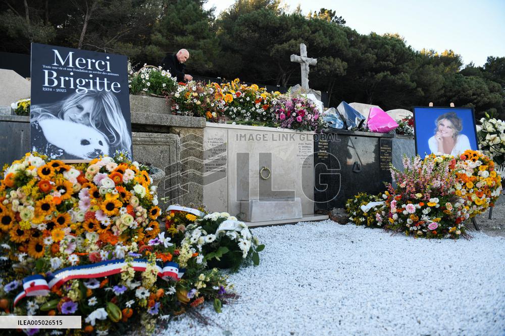 Brigitte Bardot's Grave at The Marine Cemetery - Saint-Tropez