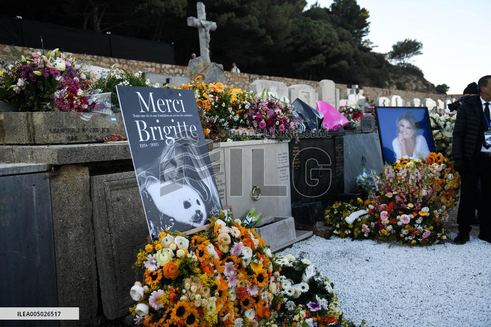 Brigitte Bardot's Grave at The Marine Cemetery - Saint-Tropez