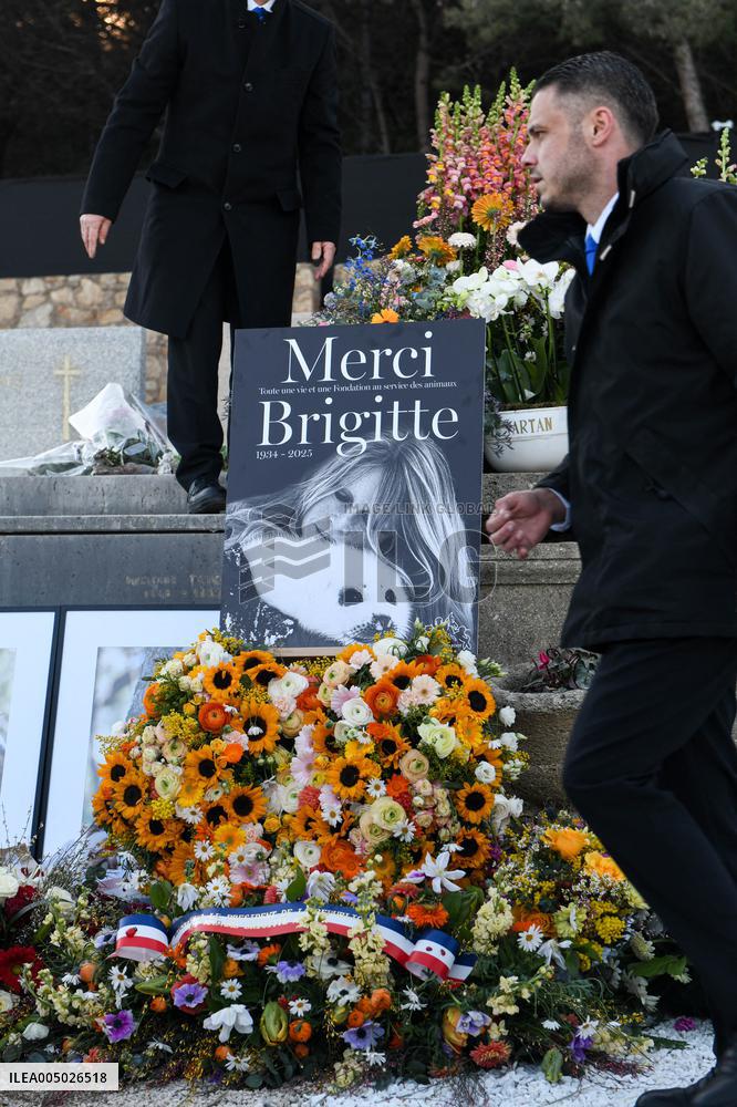 Brigitte Bardot's Grave at The Marine Cemetery - Saint-Tropez