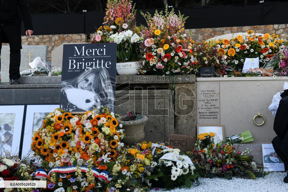 Brigitte Bardot's Grave at The Marine Cemetery - Saint-Tropez