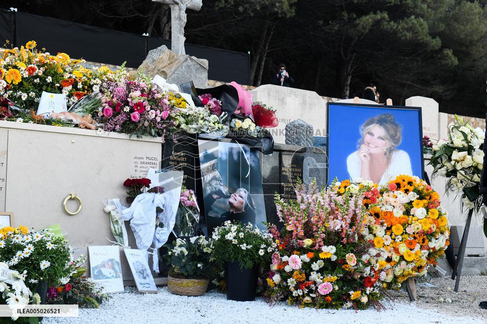 Brigitte Bardot's Grave at The Marine Cemetery - Saint-Tropez