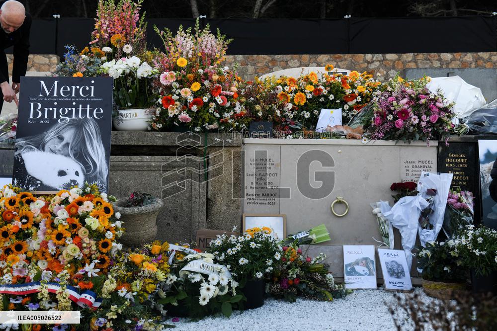 Brigitte Bardot's Grave at The Marine Cemetery - Saint-Tropez