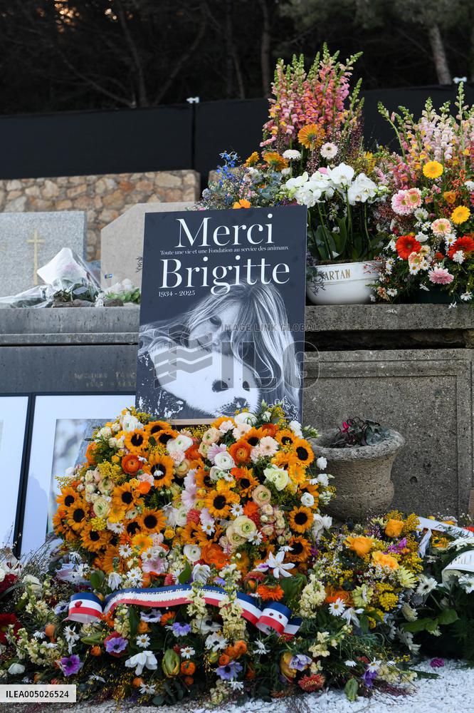 Brigitte Bardot's Grave at The Marine Cemetery - Saint-Tropez