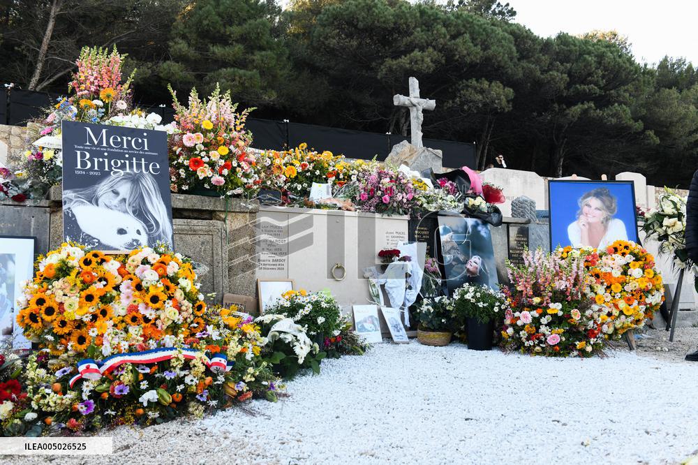 Brigitte Bardot's Grave at The Marine Cemetery - Saint-Tropez
