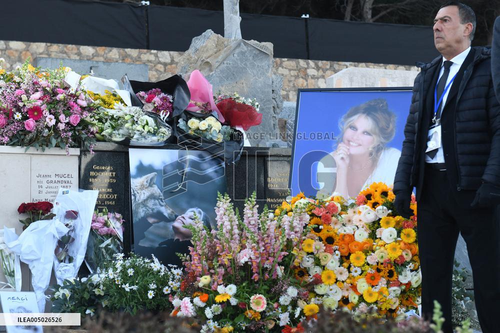 Brigitte Bardot's Grave at The Marine Cemetery - Saint-Tropez
