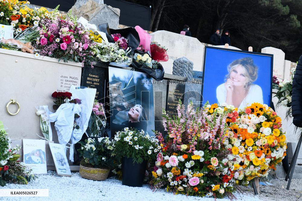 Brigitte Bardot's Grave at The Marine Cemetery - Saint-Tropez