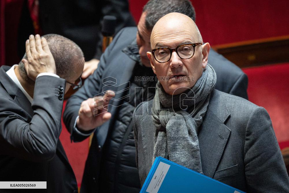 Session of Questions to the Government at The National Assembly - Paris AJ
