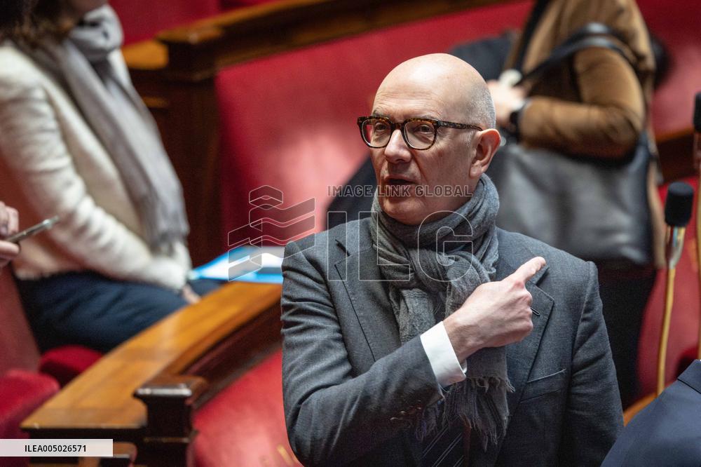 Session of Questions to the Government at The National Assembly - Paris AJ