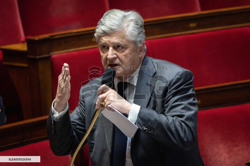 Session of Questions to the Government at The National Assembly - Paris AJ