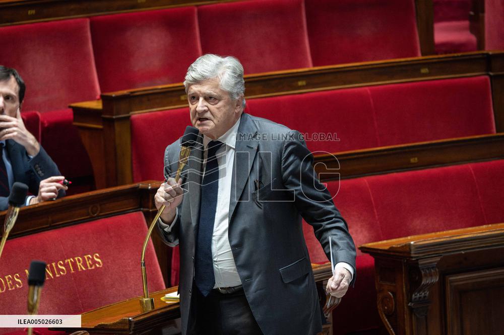 Session of Questions to the Government at The National Assembly - Paris AJ