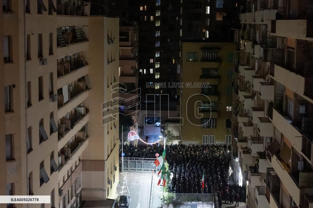 Roman Salute During the Annual Commemoration of Acca Larentia - Rome