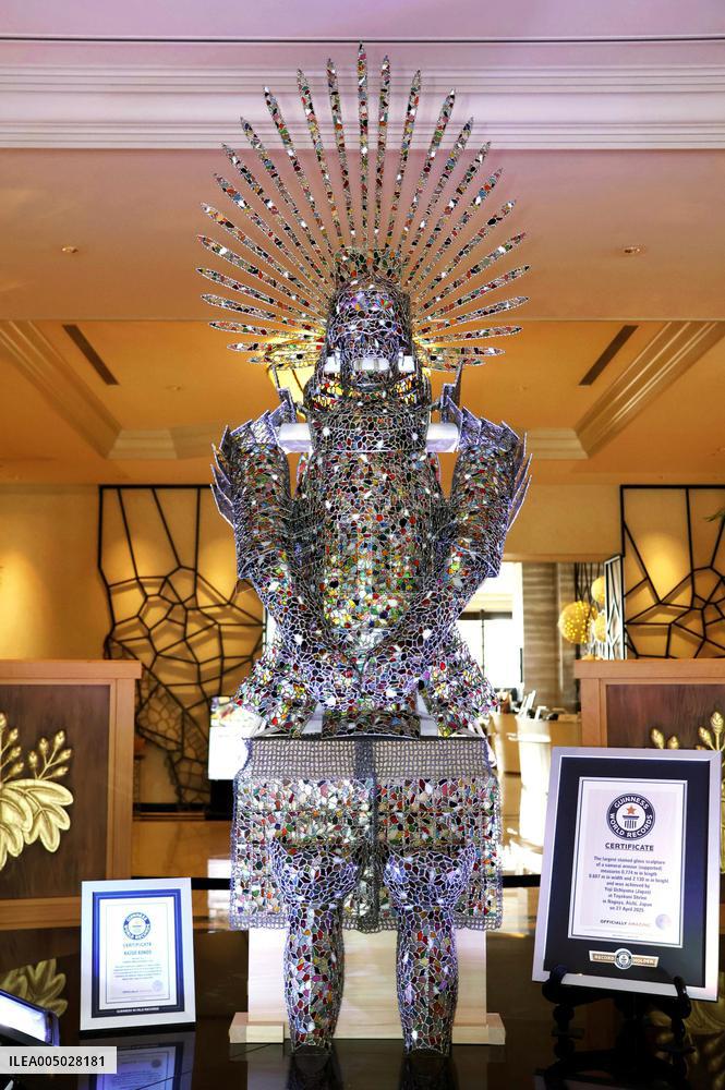 Stained glass-made armor in Japan