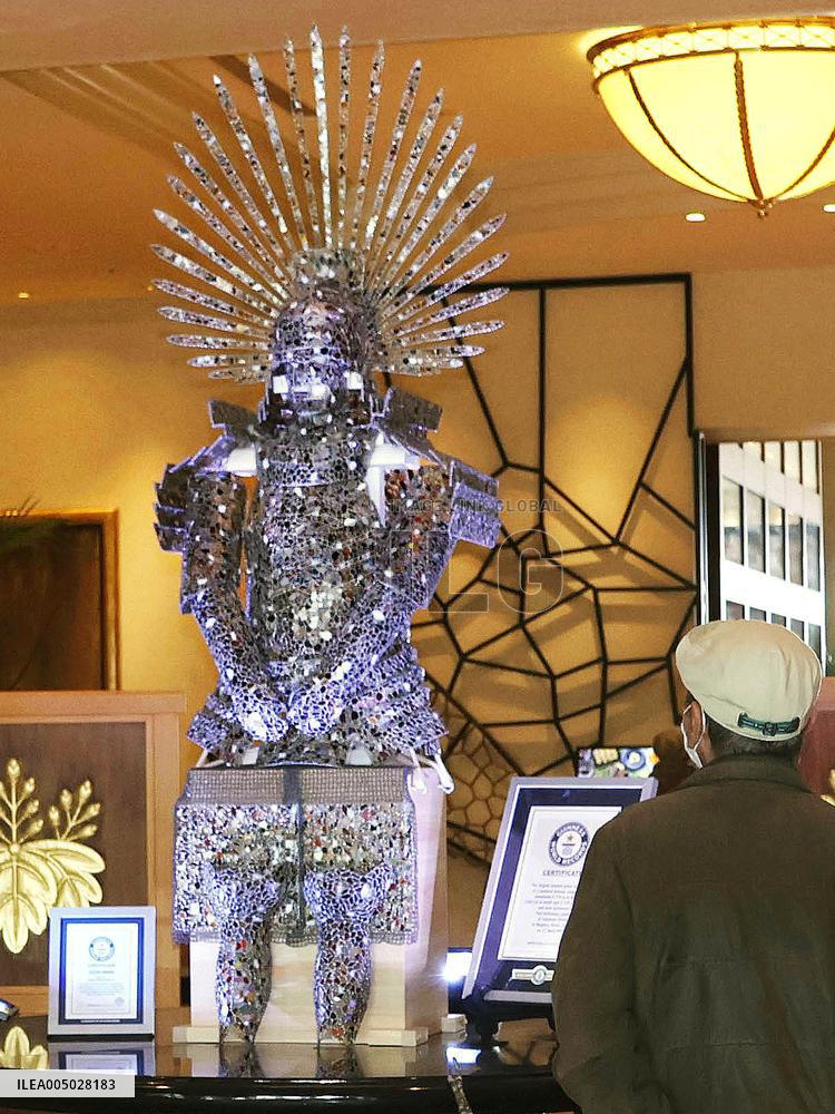 Stained glass-made armor in Japan