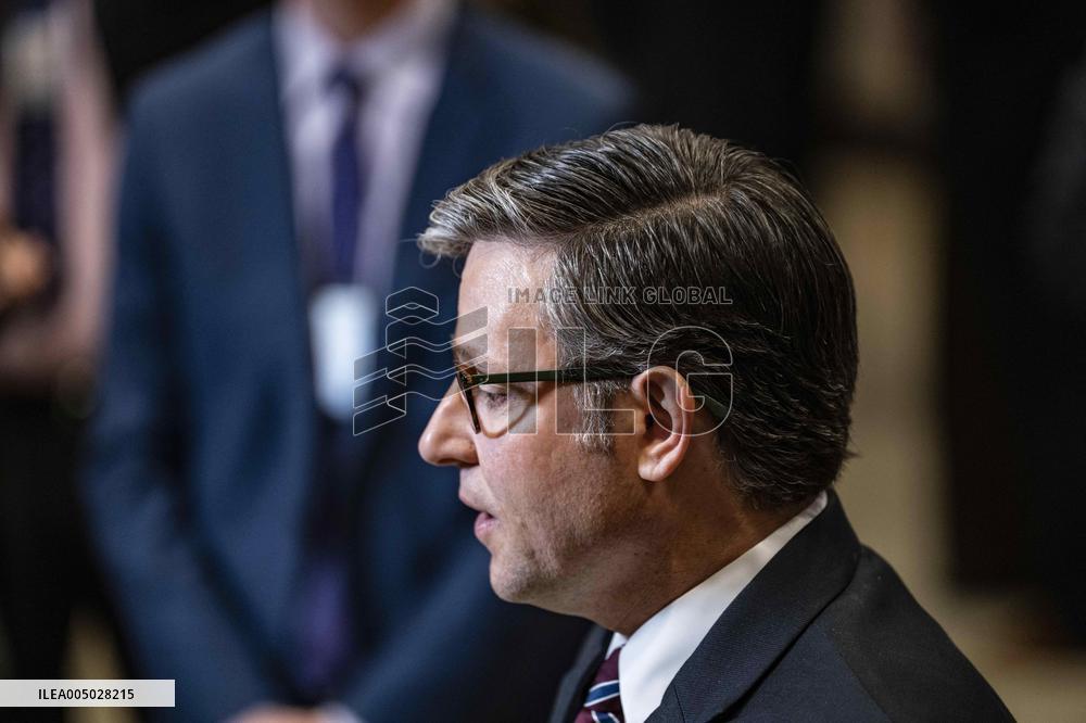 DC: Speaker Mike Johnson Speaks To Reporters after classified hearing on on the Venezuela operation