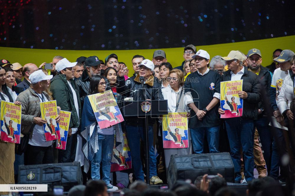 Colombian President Petro Rally to Defend National Sovereignty