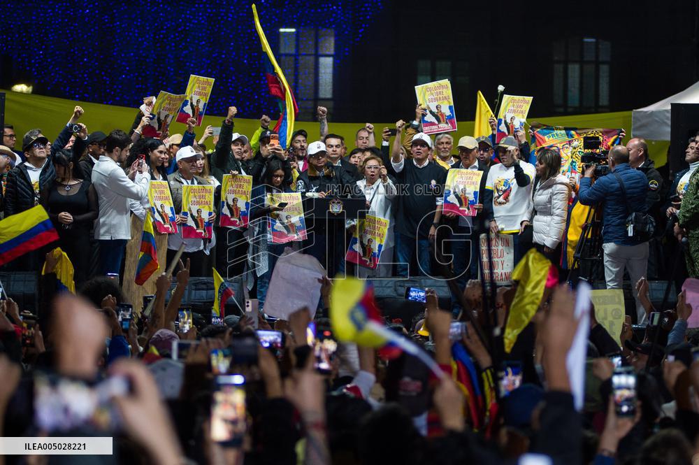 Colombian President Petro Rally to Defend National Sovereignty