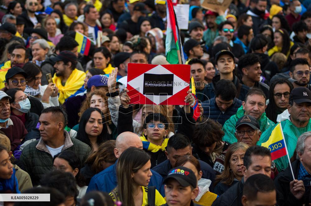 Colombian President Petro Rally to Defend National Sovereignty