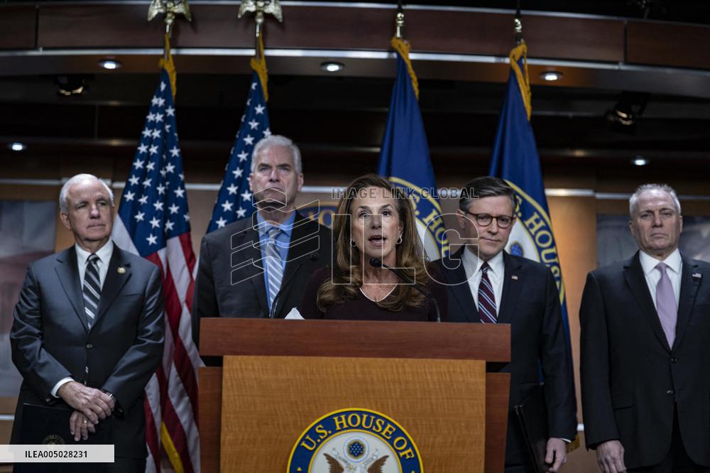 DC: Speaker Mike Johnson Speaks To Reporters During Weekly Capitol Hill Press Conference