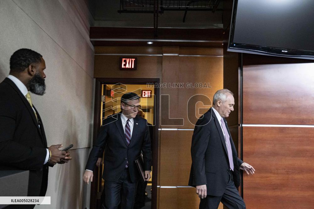 DC: Speaker Mike Johnson Speaks To Reporters During Weekly Capitol Hill Press Conference