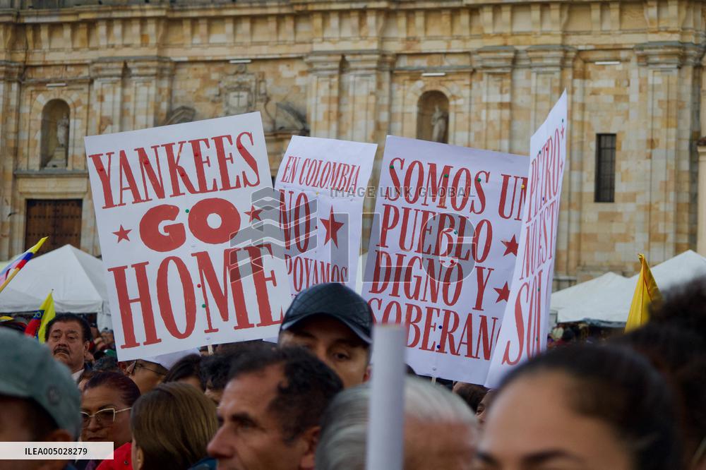 Colombian President Petro Rally to Defend National Sovereignty