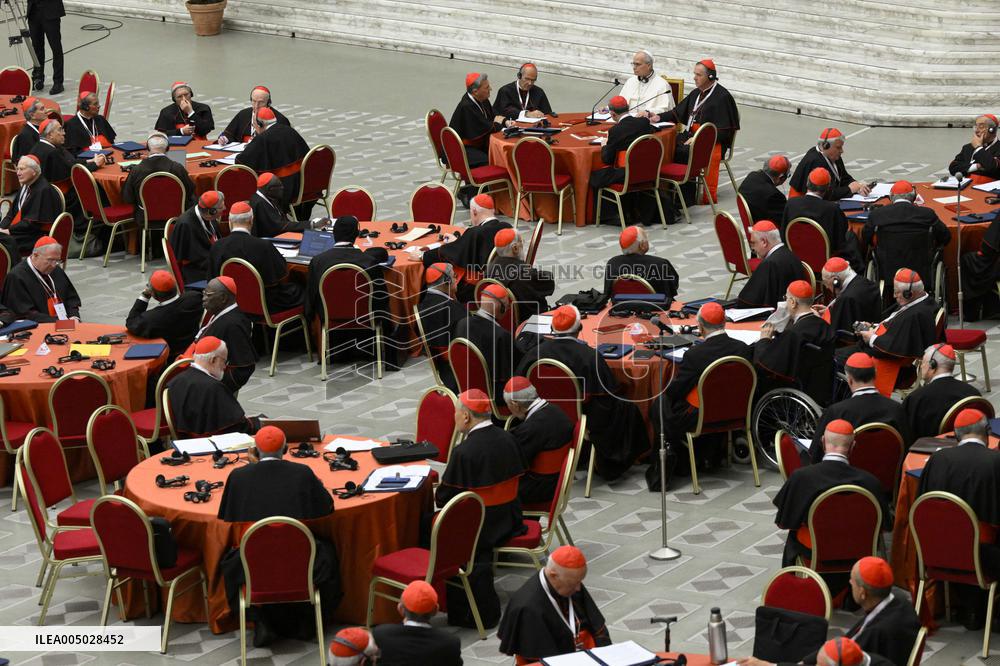 Pope Leo XIV Opens Extraordinary Consistory - Vatican