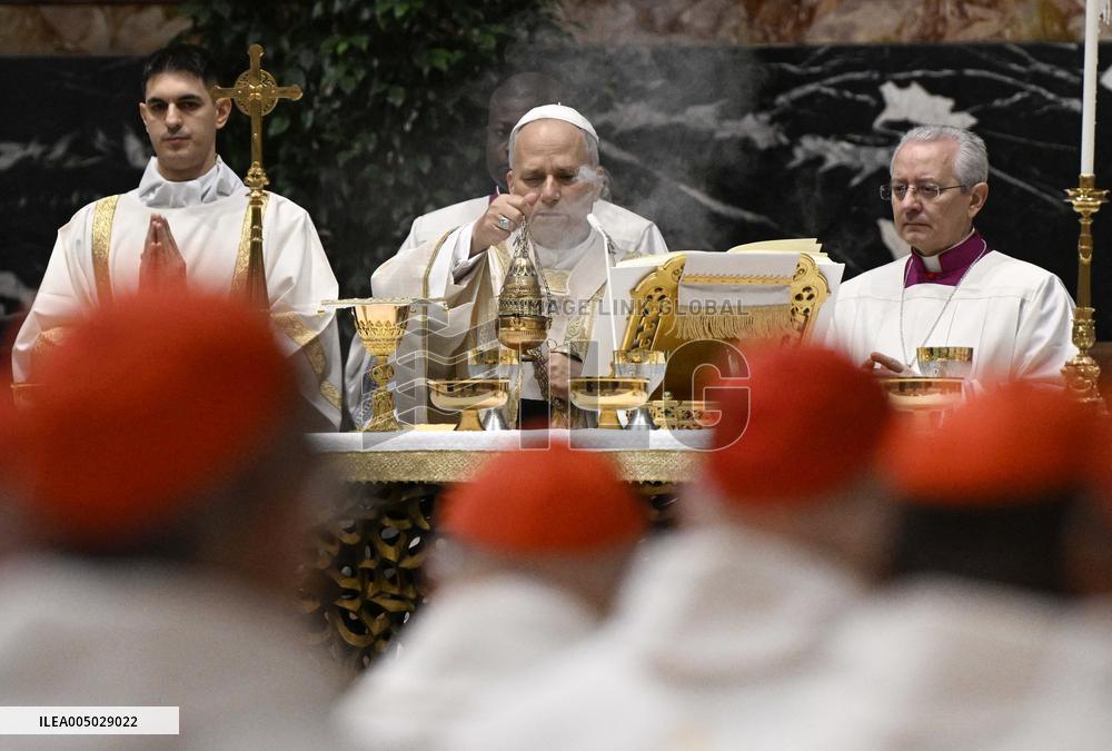 Pope Leo XIV Leads Mass During The Extraordinary Consistory - Vatican