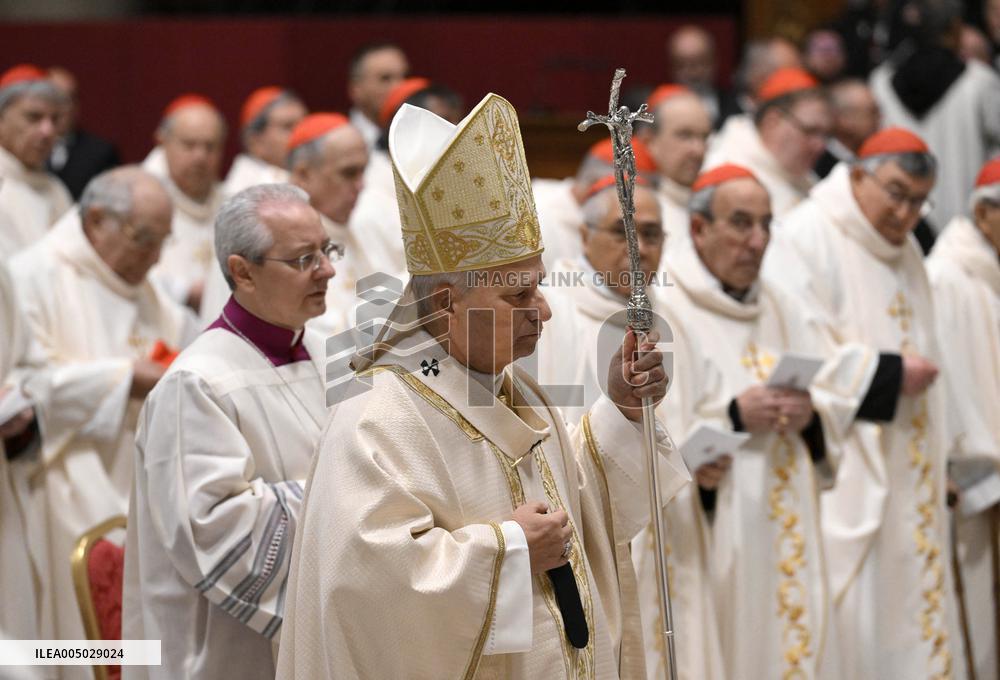 Pope Leo XIV Leads Mass During The Extraordinary Consistory - Vatican