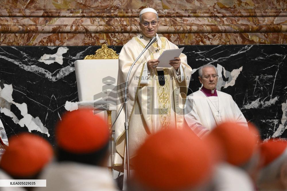Pope Leo XIV Leads Mass During The Extraordinary Consistory - Vatican