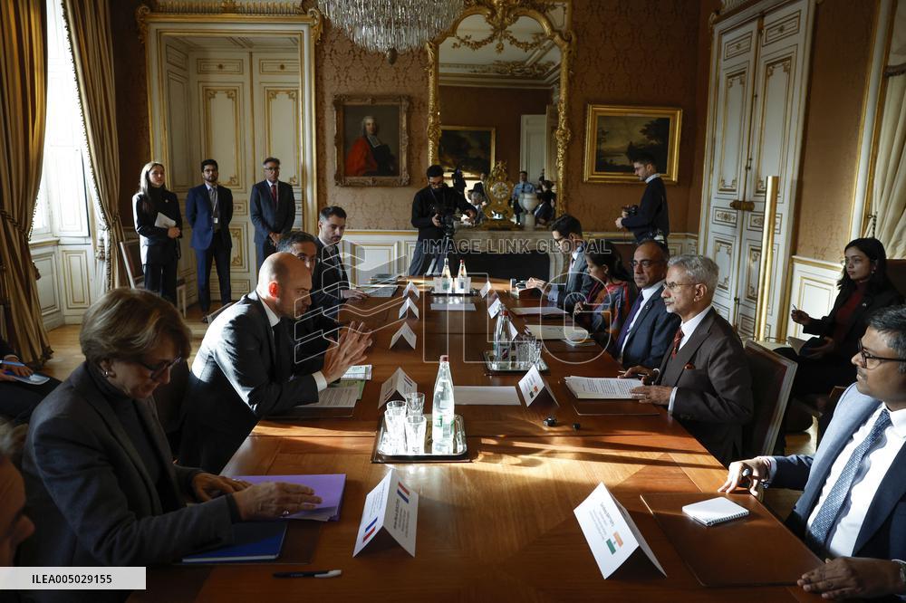 Weimar Triangle and Indian Foreign Ministers Meet in Paris