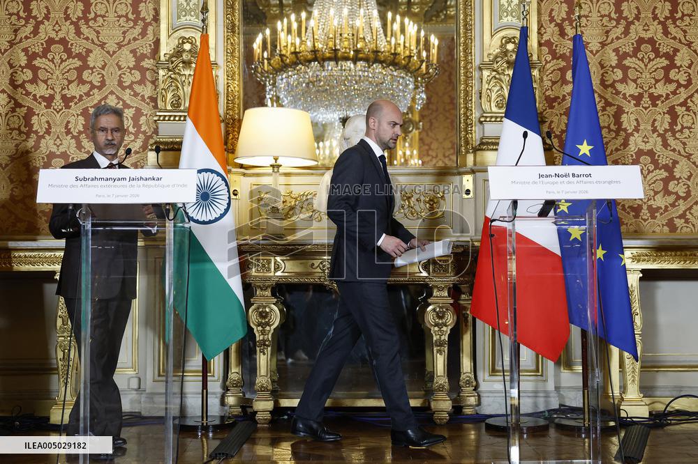 Weimar Triangle and Indian Foreign Ministers Meet in Paris