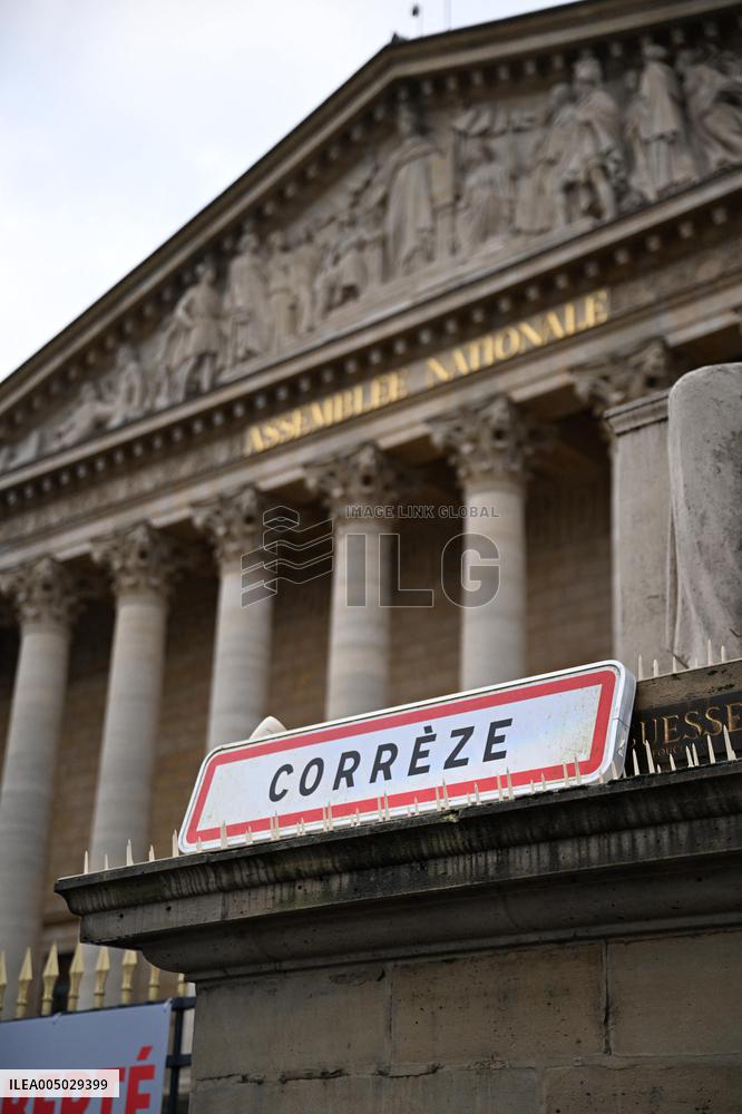 Farmers Protest In Front Of The National Assembly - Paris