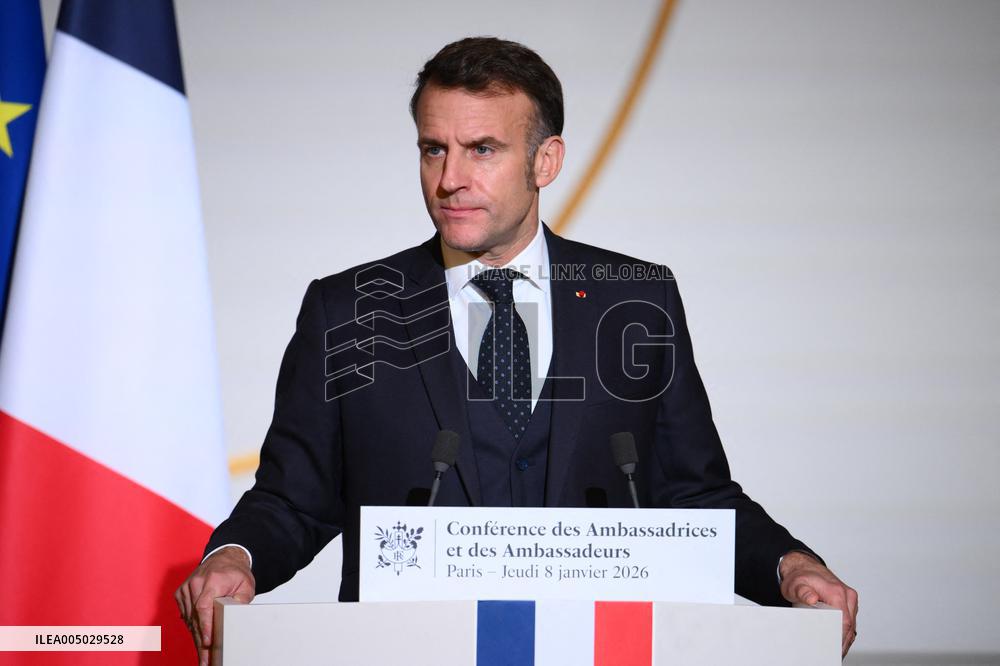 President Macron At 2026 Ambassadors Conference - Paris