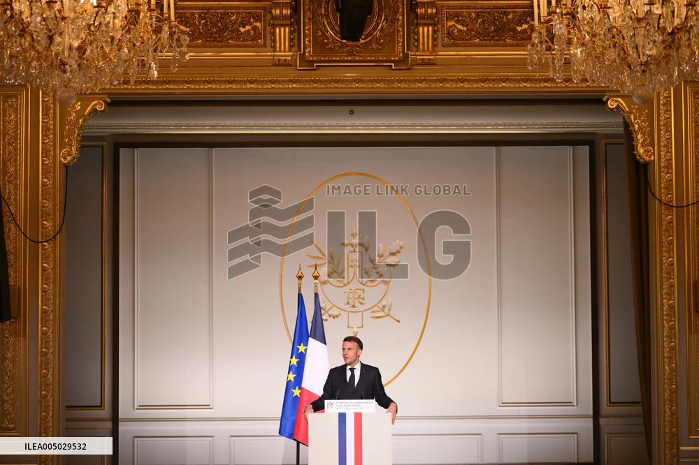 President Macron At 2026 Ambassadors Conference - Paris