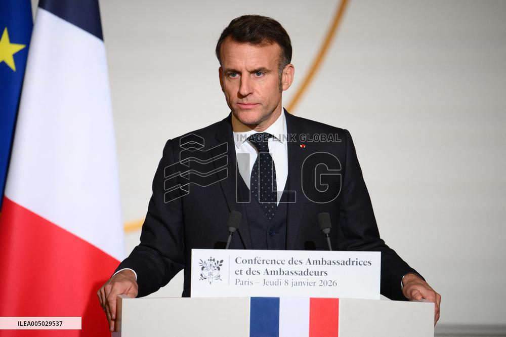 President Macron At 2026 Ambassadors Conference - Paris