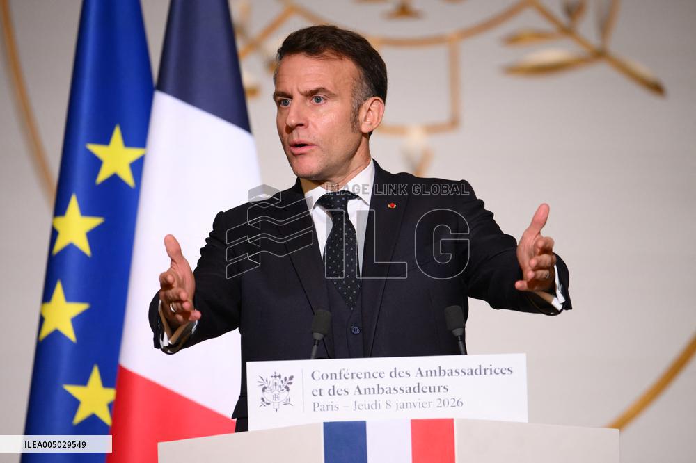 President Macron At 2026 Ambassadors Conference - Paris