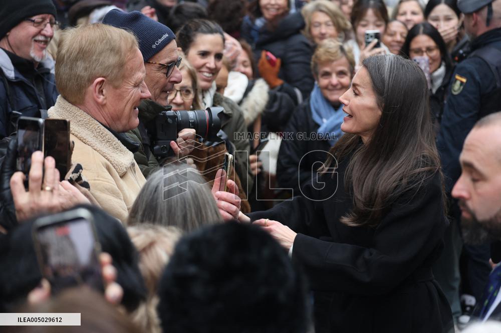 Queen Letizia Presides Over International Journalism Awards - Madrid