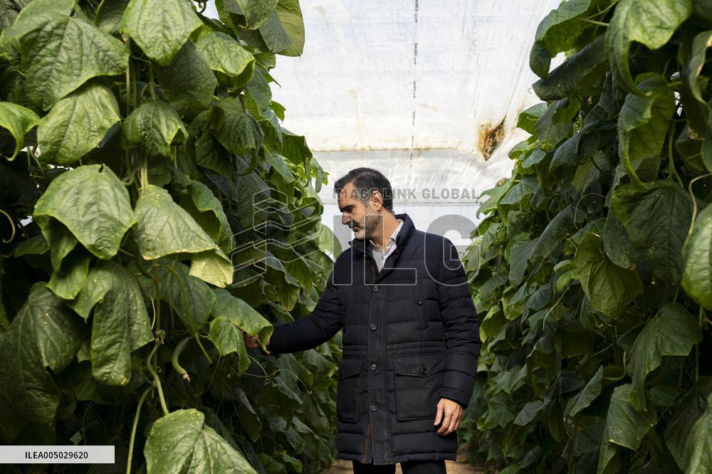 Pacheco Visits Farm Affected By 2024 DANA - Spain