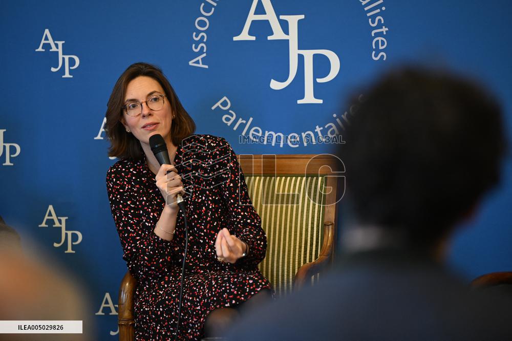Amelie de Montchalin Speaks to Press - Paris
