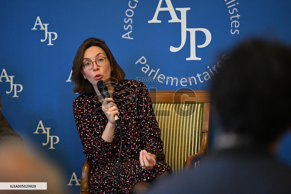 Amelie de Montchalin Speaks to Press - Paris