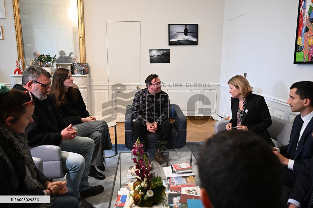 French National Assembly President Meets Farmers’ Union - Paris